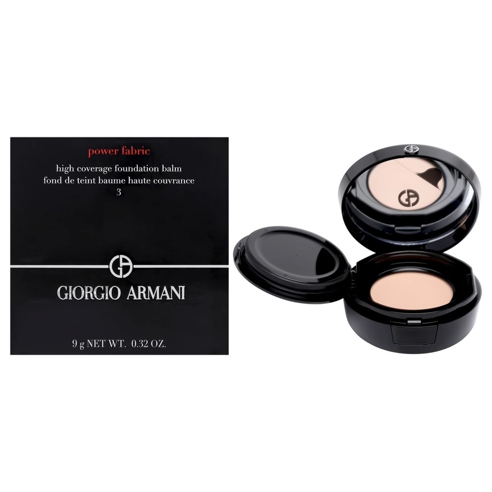 NWT Giorgio Armani Power Fabric High Coverage Foundation Balm